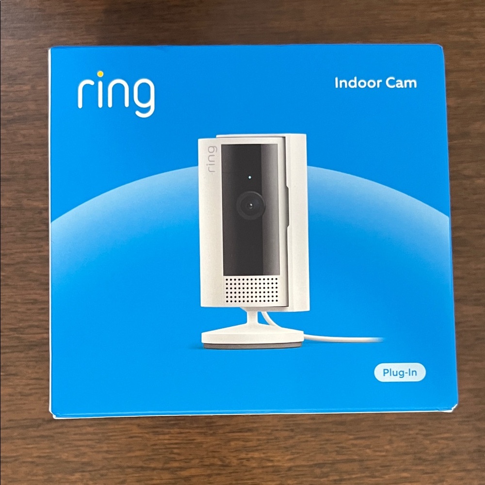 Ring Indoor Cam with Black and White Finish